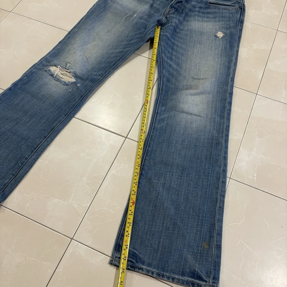 Vintage Abercrombie Fitch Baxter Low Rise Slim Boot Cut Jeans Men's 32x30 Blue